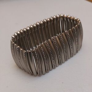 Lia Sophia Kiam Family Robin Studded Detail Wide Width Stretch Bracelet